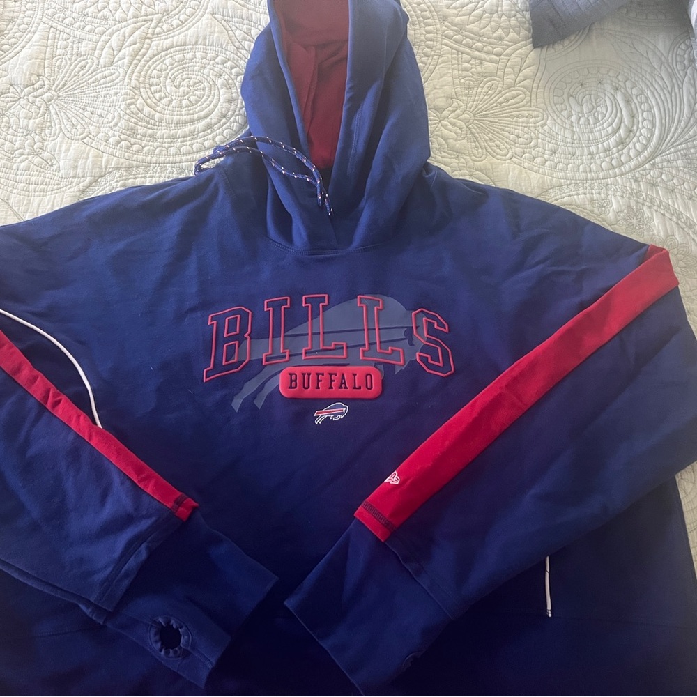 BUFFALO BILLS NFL Blue and Red Team Hoodie